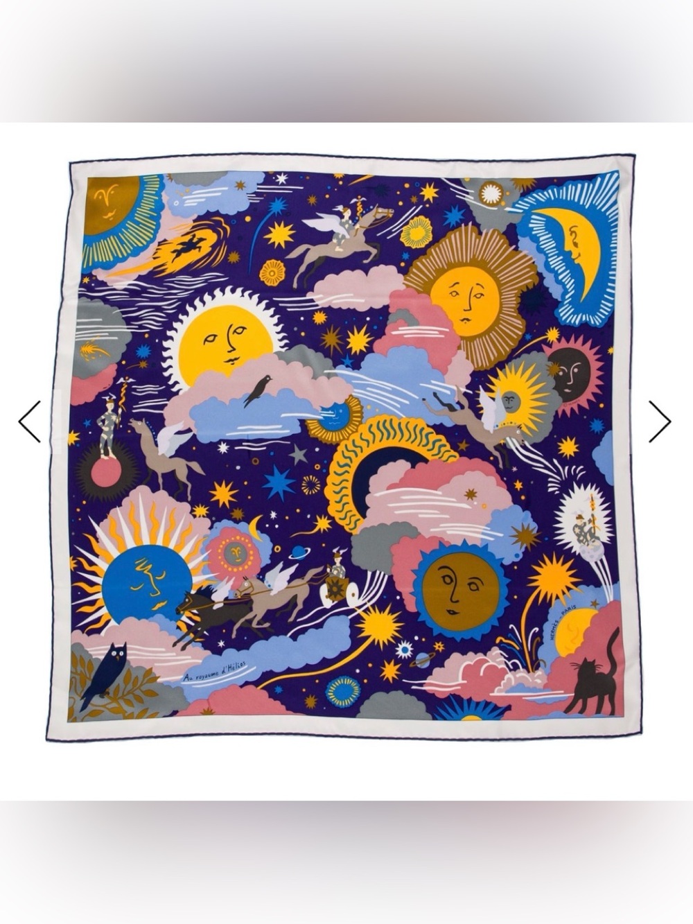ISO - Hermes “Au Royaume D’Helios” scarf